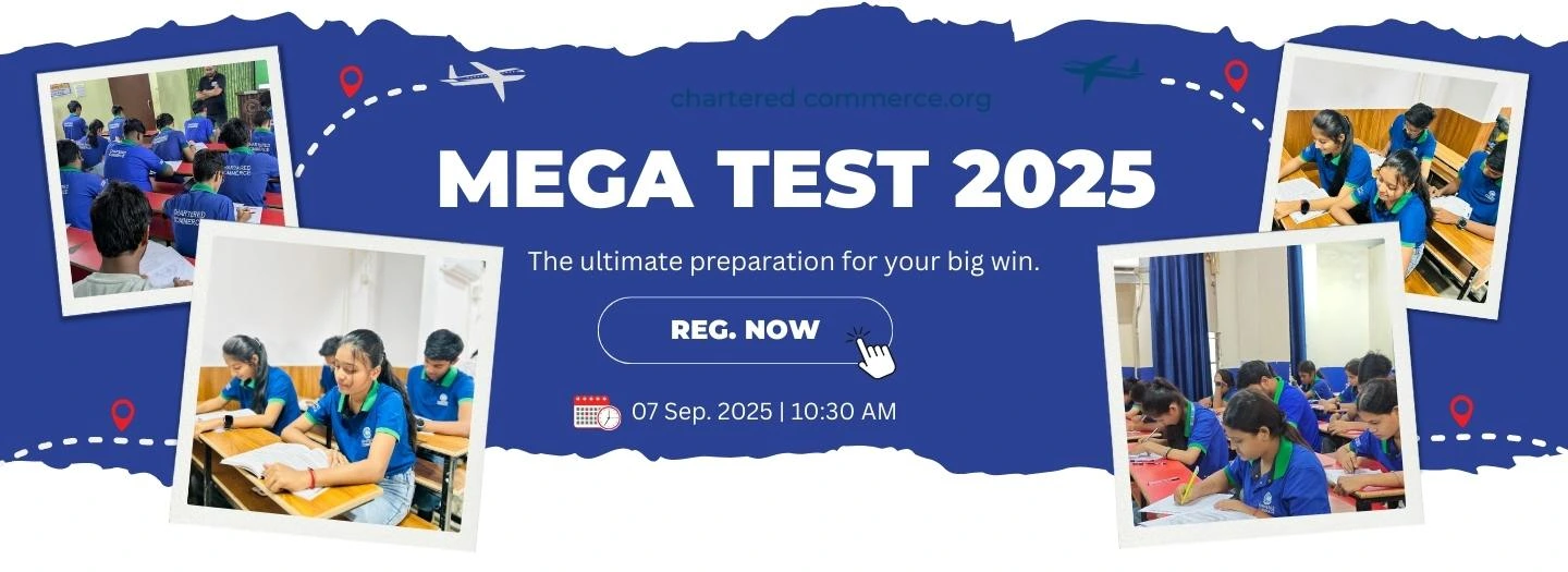 Mega Test 2025 For Commerce Students.